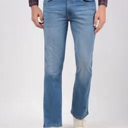 Numero Uno Men Bootcut Light Fade Stretchable Jeans-79
