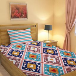 IVAZA Multi Cotton Nylon 260 TC Bedsheets-image-100