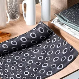 REVEXO White & Black Printed Water-Resistant Shelf Liner-5