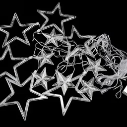 SPARK WORLD Yellow Star Shape String Lights image 2