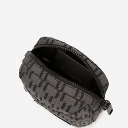 Karl Lagerfeld Textured Structured Sling Bag with Cut Work image 2