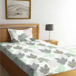 KLOTTHE Unisex Set of 2 Printed Single Bedsheet with 2 Pillow Covers image 2