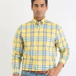 GANT Men Tartan Checks Opaque Checked Casual Shirt-image-40