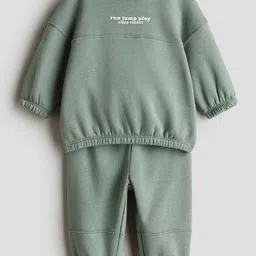 H&M 2-Piece Brushed-Inside Sweatshirt Set-picture-4