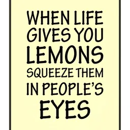Inephos Yellow & Black Typography Printed Wall Poster-image-87