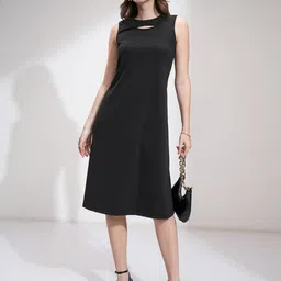 CHIC BY TOKYO TALKIES Women Sleeveless Fit & Flare Midi Dress-image-20