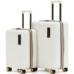 MOKOBARA Set of 2 The Transit Hard Sided Luggage Trolley Bag-23