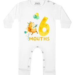 Arvesa Infants Printed Round Neck Bodysuits-picture-34
