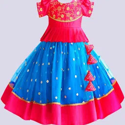 STANWELLS KIDS Girls Woven Design Lehenga With Blouse-18