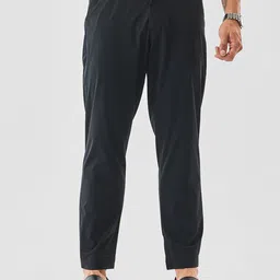 Snitch Men Mid Rise Slim Fit Wrinkle Free Chinos Trousers-picture-2