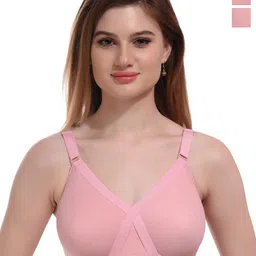 TEENPLUS Pack Of 2 Women Solid Full Coverage Everyday Bra-picture-20