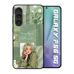 QRIOH Floral Printed Samsung Galaxy F56 5G Back Case Mobile Accessories-picture-33