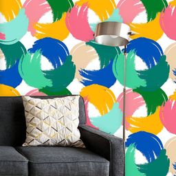 ArtzFolio White & Green Printed UV Resistant Wallpaper-image-84