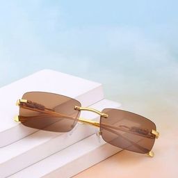 LEGEND EYEWEAR Unisex Gold-Toned Square Sunglasses With UV Protected Lens SGLGPF7YQSFYNJZN-image-69