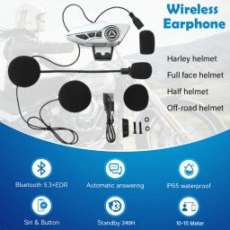 Motorcycle Helmet Bluetooth 5.3 Headphones Helmet Wireless Earphone-picture-24