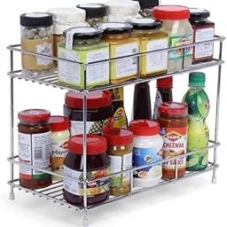Containers Kitchen Rack Samayra presents a stainless steel container rack Steel-image-11
