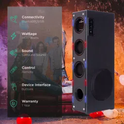 D1Y3 Multimedia Dj Box Music System Home theatre 100 W Bluetooth Tower Speaker-picture-19