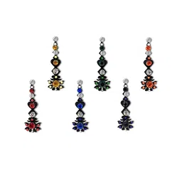 Comet Busters Set of 6 Reusable Bindis - Multicoloured image 3