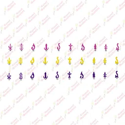 Comet Busters 30 Pcs Reusable Designer Bindis image 2