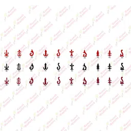 Comet Busters Multicoloured Reusable Designer Bindis - 30 Pcs image 3