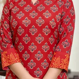 KALINI Ethnic Motifs Printed Kurta With Trousers & Dupatta image 5