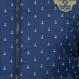 John Pride Plus Size Conversational Printed Mock Collar Bomber Jacket image 4