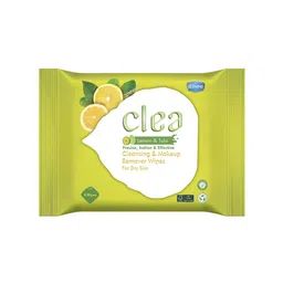 Clea Set of 5 Lemon & Tulsi Cleansing & Makeup Remover Wet Wipes - 8 Pulls each image 3
