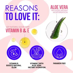 Blue Heaven Prep & Fix Primer & Setting Mist with Vitamin B+E & Aloe Vera - 60ml image 3