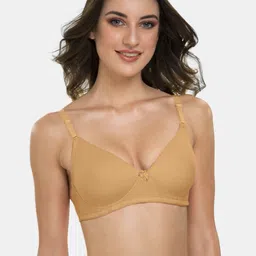Tweens Pack Of 2 Full Coverage Lightly Padded Cotton Bras With All Day Comfort image 2