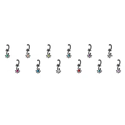 Comet Busters Black Bindis - 12 Pcs image 2