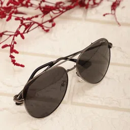 MARC LOUIS Aviator Sunglasses with UV Protected Lens ML D8942 GREY SG image 5