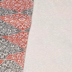 SOJANYA Men Red & Grey Ethnic Motifs Print Kurta & Churidar with Tailored Jacket image 5