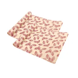 Kuber Industries White 2 Pieces Printed Kitchen Cabinet Shelf Liners-32