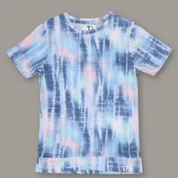 Jumping Joey Boys Tie & Dyed Pure Cotton T-shirt-image-37