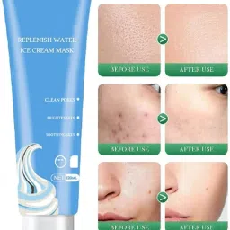 PP-1425 Ice Cream Mask Ultra Cleansing, Brighten and whiten Face Shaping Mask-image-85