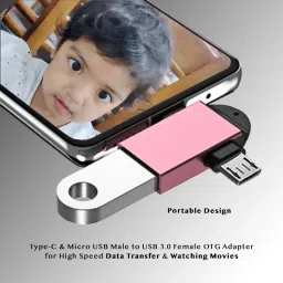 WRENS USB Type C, Micro USB OTG Adapter image 4