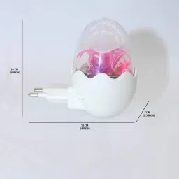 sketware Automatic ON/Off LED Sensor Color Changing Egg Shape Decorative Night Lamp Night Lamp image 3
