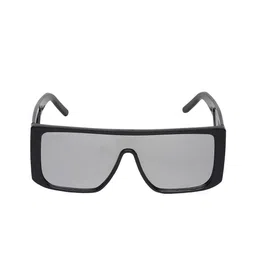 ALIGATORR Unisex Grey Lens & Black Square Sunglasses with UV Protected Lens image 5
