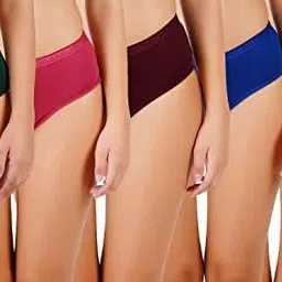 ramraj cotton Pack of 6 Women Hipster Multicolor Panty-picture-11