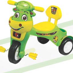 Musical Happy Birthday Kids Tricycle with Light, Back Rest & Storage basket for 2 to 5 Years Tricycle-22