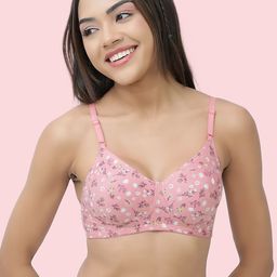 DressBerry Women Floral Full Coverage Non-Wired and Non Padded T-shirt Bra-picture-6