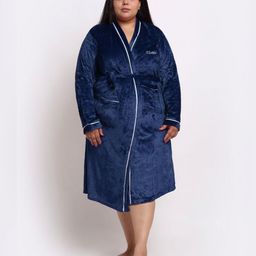 KLOTTHE Woolen Bath Robe With Belt-image-65