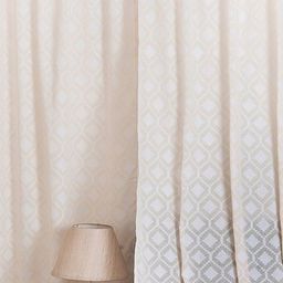 Fabindia Off White Cotton Cutwork Curtain 9 Feet-image-8