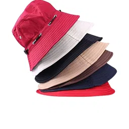 Infispace Unisex Cotton Adjustable Sun Hat-picture-55