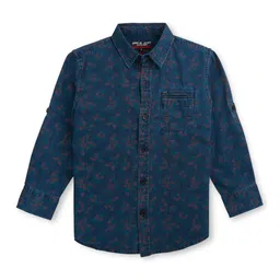Gini and Jony Boys Standard Floral Opaque Printed Casual Shirt-picture-31
