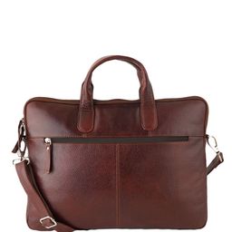 Style Shoes Unisex Textured Leather Laptop Bag-44