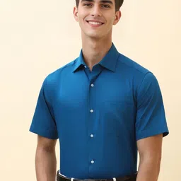 Allen Solly Sport Men Solid Spread Collar Formal Shirt-picture-41