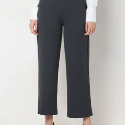 Smarty Pants Women Comfort Flared Lint Free Trousers-image-54