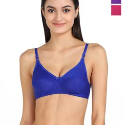 Samvar Multi Cotton Non-Wired Non Padded Minimizer Bra-picture-37