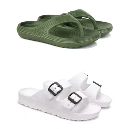 DRACKFOOT Men Pack Of 2 Flip Flops-picture-40